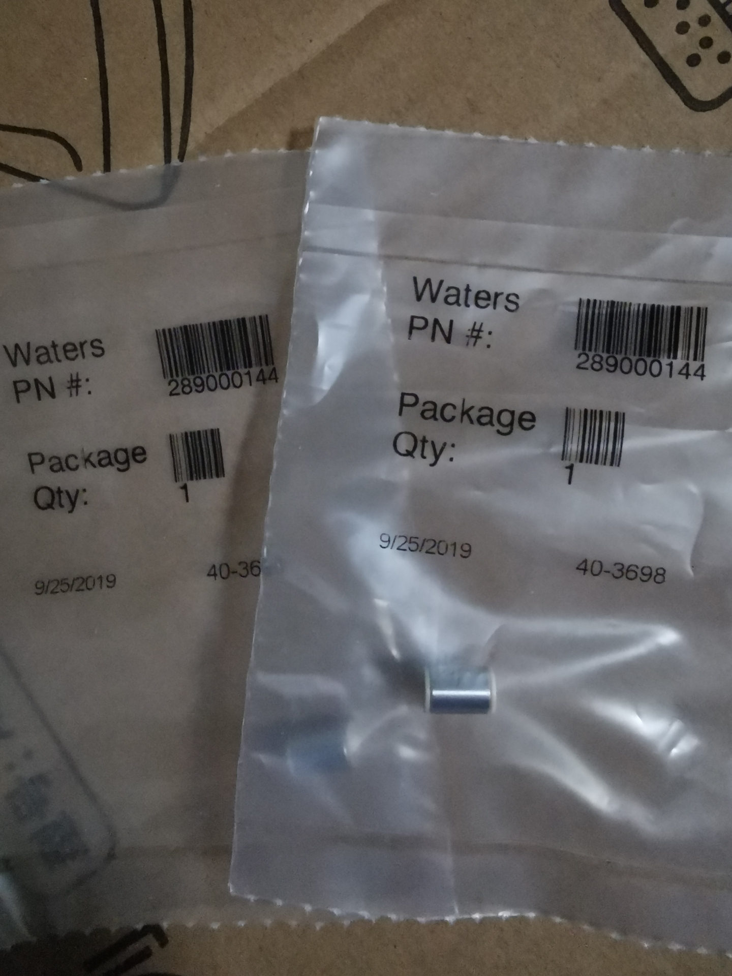 Waters consumables are all brand new and unopened, so contact if needed!