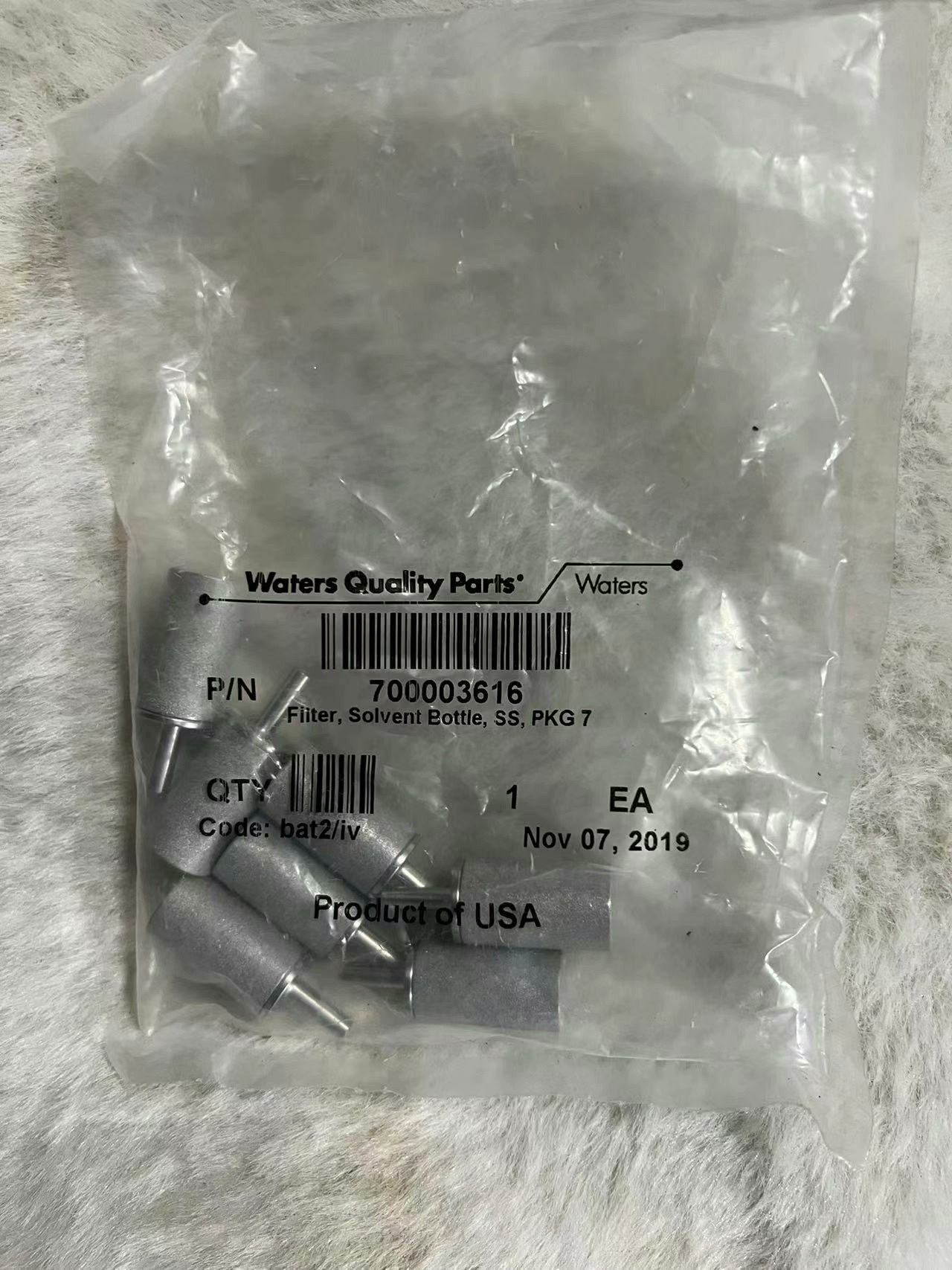 waters HPLC UPLC mobile phase filter head, solvent filter head, liquid chromatograph mobile phase filter head Solvent filter head WAT02553170000361610 micron filter is brand new, spot unpacking is also available. Welcome to inquire about interest! - 图片 2