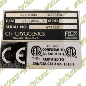 CTI-Cryogenics 8135903G001 Cryo-Torr Interface