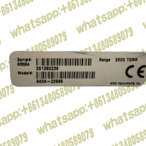 MKS Type 640 Compact Pressure Controller Range 2000TORR 640A-22686