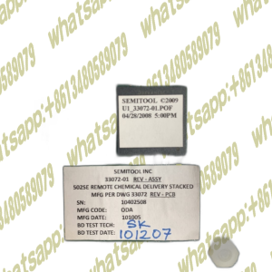 SEMITOOL 33072-01 Remote Chemical Delivery Stacked PBC Raider-M