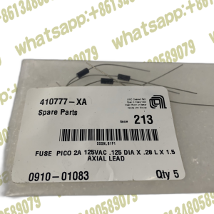 AMAT 0190-01083 FUSE PICO 2A 125VAC .125 DIA X .28 L X
