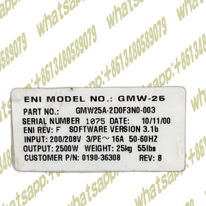 ENI GMW-25 0190-36308