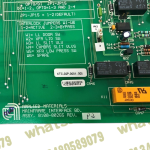 AMAT 0100-00265 Mainframe Interface PCB Card Working Surplus