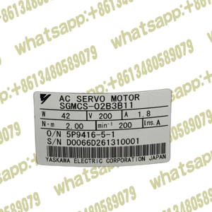 Yaskawa SGMCS-02B3B11 AC Servo Motor
