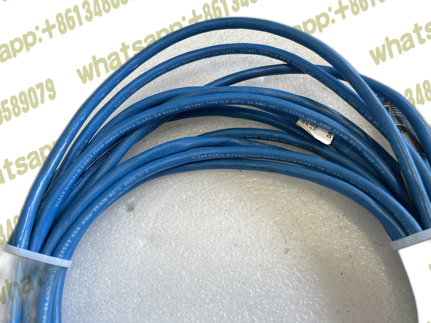 CLEAR SIGNAL CABLE FROM INMAC SANTA CLARA CA95054 E57891 TYPE CL2 90C 24AWG(UL) LL33523 CSA AWM II A/B 80C 300V FT4
