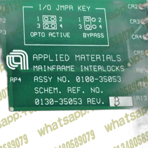 AMAT 0100-35053 Mainframe Interlocks PCB Card