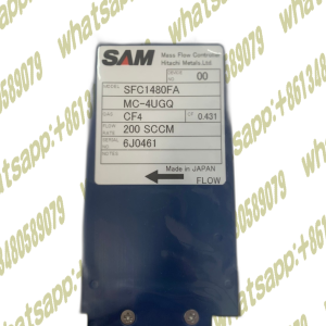 HITACHI SAM SFC1480FA MC-4UGQ MASS FLOW CONTROLLER