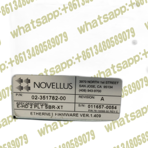 NOVELLUS SYSTEMS INC E-HD 2 PLT SBR-XT 02-351782-00