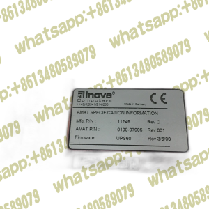 AMAT 0190-07905 11249 5917 INOVA computadoras ICP-UPS Board