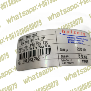 Pfeiffer TMH 260 DN 100 ISO-K,2 P PM P02 130 A Vacuum Turbopump