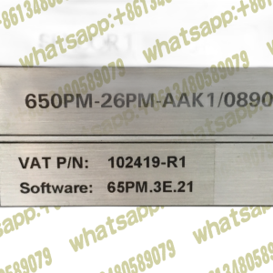 VAT PM-7E 650PM-26PM-AAK1 Adaptive Pressure Controller