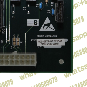 Brooks Automation 002-6878-06 PCB from 200mm/300mm Fixload system