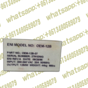 ENI OEM-12B RF Generator OEM-12B-07