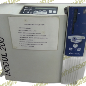 Inficon UL-200 dry Leak Detector with stainless clean room cart and partial flow pumping system