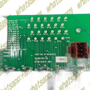 APPLIED MATERIALS PCB ASSY, SMOKE AND WATER LEAK DET ASSY 0100-01673/0110-01673